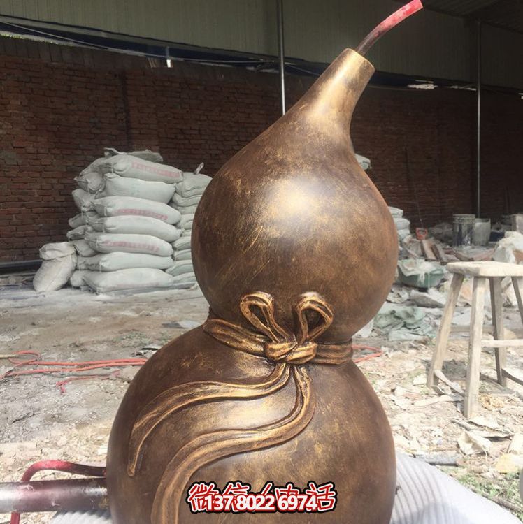 萬用銅雕葫蘆，集家居裝飾、鎮(zhèn)宅辟邪、雕塑藝術于一體