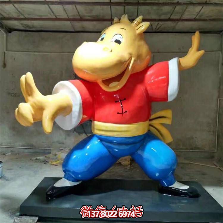 可愛牛雕塑，點綴商業、戶外和園林景觀