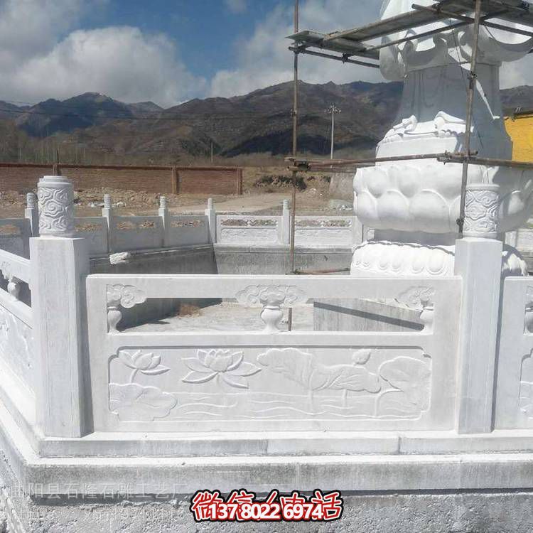 大理石欄桿雕塑，為公園、戶外景區增添優雅氣質